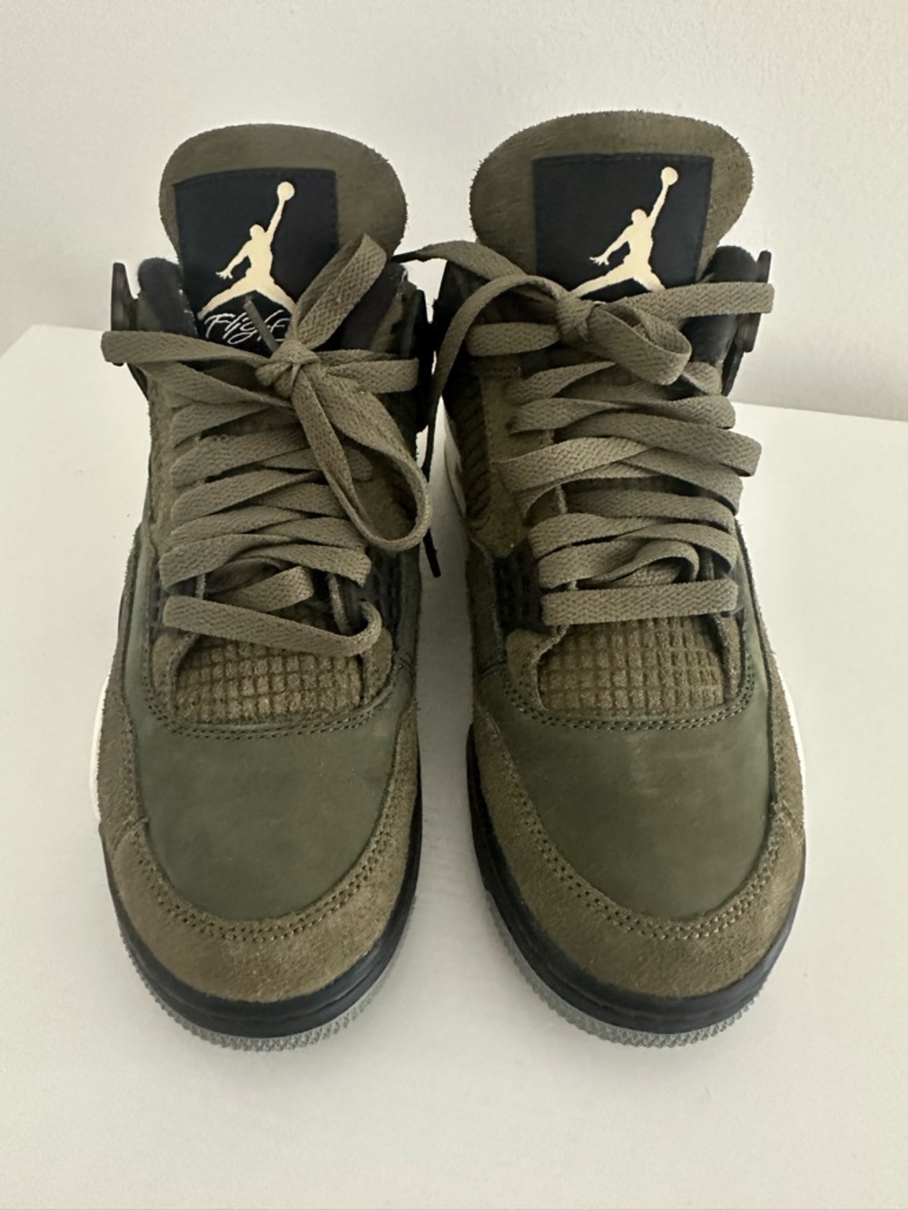 Jordan Olive Green High Top Sneakers